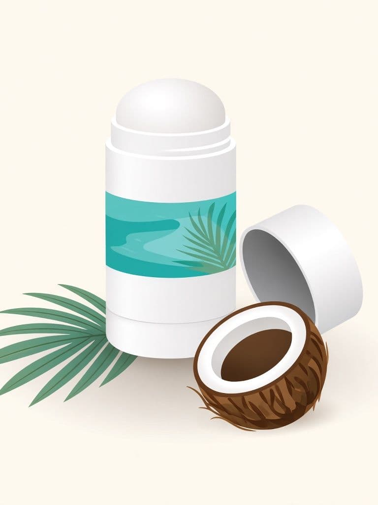 Illustration, not the actual product: Suave Clinical Coconut Kiss PROSolid Antiperspirant Deodorant